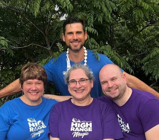 Mars, Jane, Jack and Heidi at the Hawaii Horn Retreat 2026